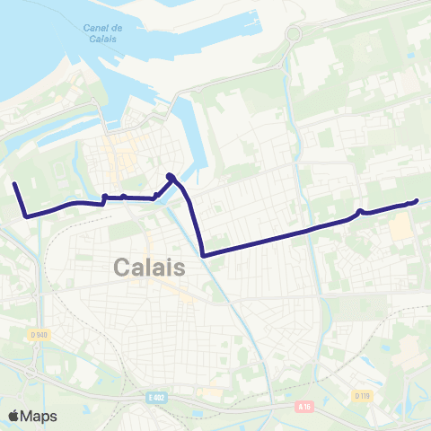 SITAC - Lignes scolaires  map