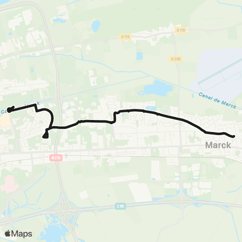 SITAC - Lignes scolaires  map
