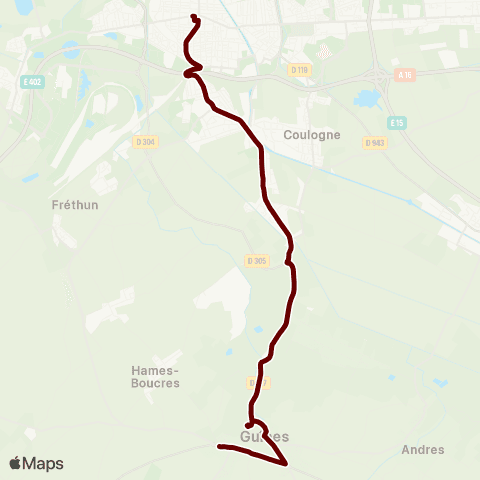SITAC - Lignes scolaires La Bien assise map