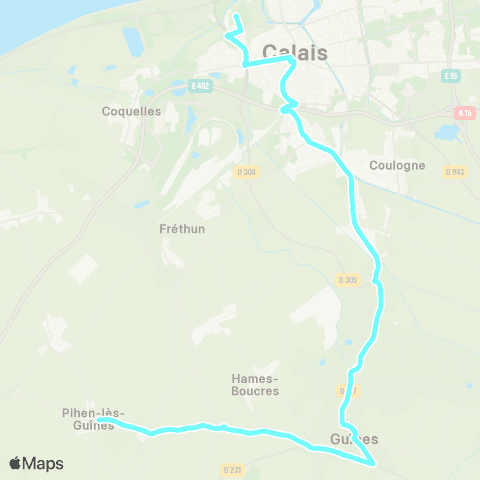 SITAC - Lignes scolaires Mairie Pihen map