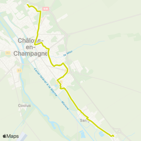 SITAC ZAC Mont-Héry ⇔ Ctre-ville ⇔ Sarry ⇔ Moncetz-Longevas map