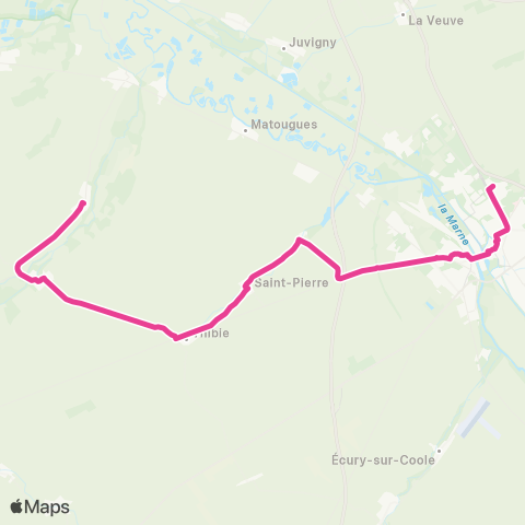 SITAC Villers-le-Château ⇔ Châlons-en-Champagne map