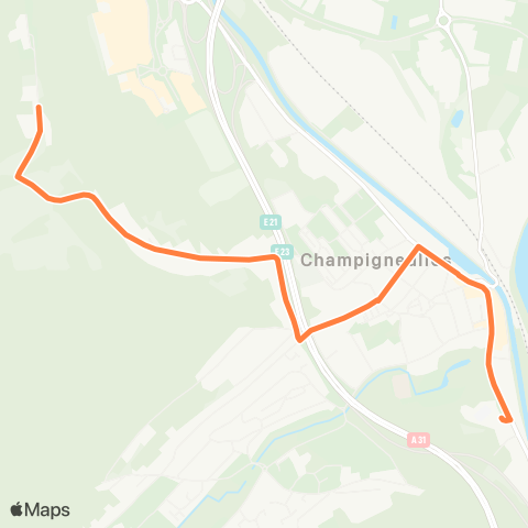 SIT Louis Pergaud <> Collège Julien map