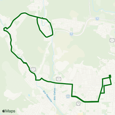 SITRAS Ponce Las Delicias map
