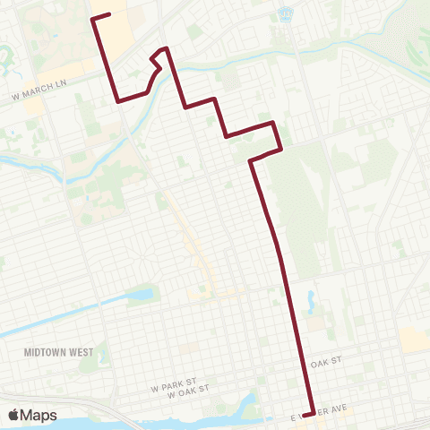 San Joaquin RTD DTC-California-MTS map