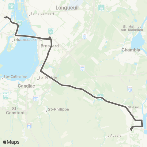 Saint-Jean-sur-Richelieu Locale via boul Tasch. map