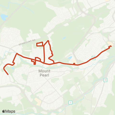 Metrobus Donovans map