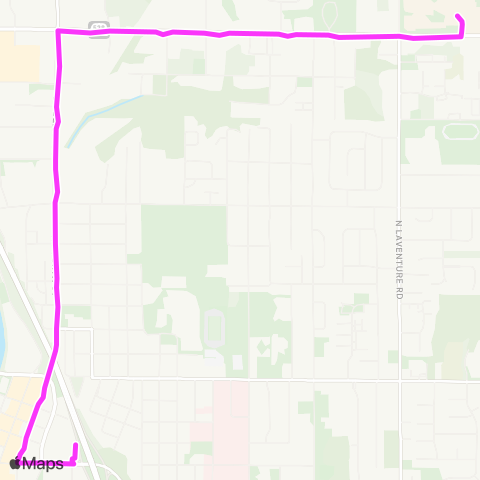 Skagit Transit Route 205 map