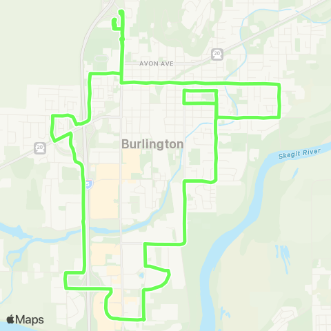 Skagit Transit Route 101 map