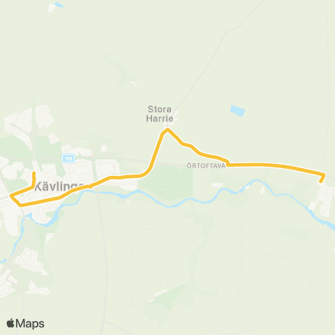 Skånetrafiken Kävlinge - St Harrie - L Harrie map