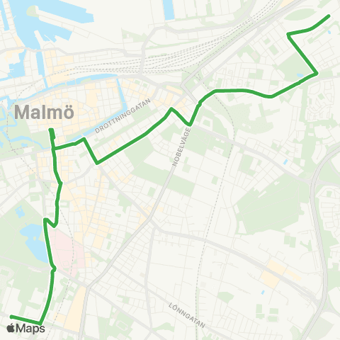 Skånetrafiken Segevång-Stadion map