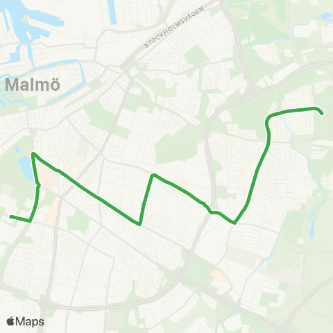 Skånetrafiken Riseberga-Stadion map