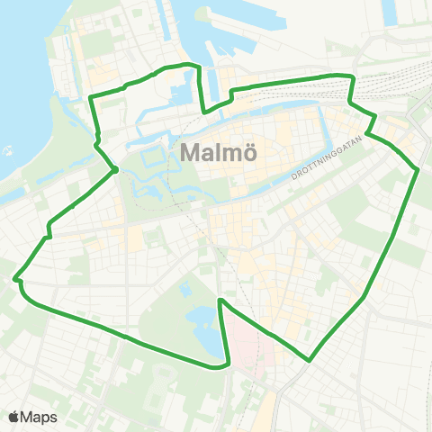 Skånetrafiken Ringlinjen map