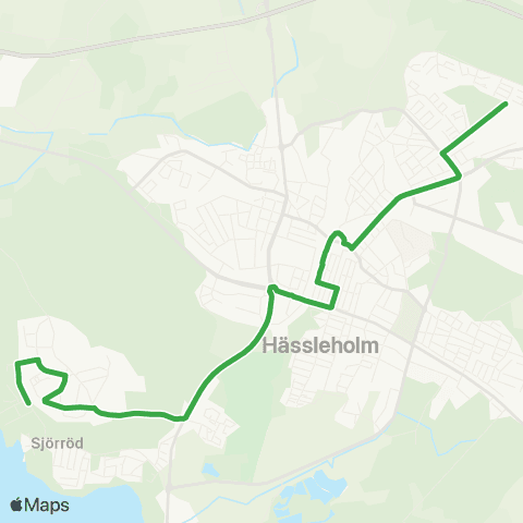 Skånetrafiken Garnisonen / Sjörröd - Centralen - Ljungdala map