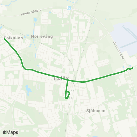 Skånetrafiken Solkullen - Stationen - Flygstaden map