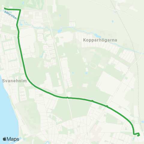 Skånetrafiken Borstahusen - Stationen map