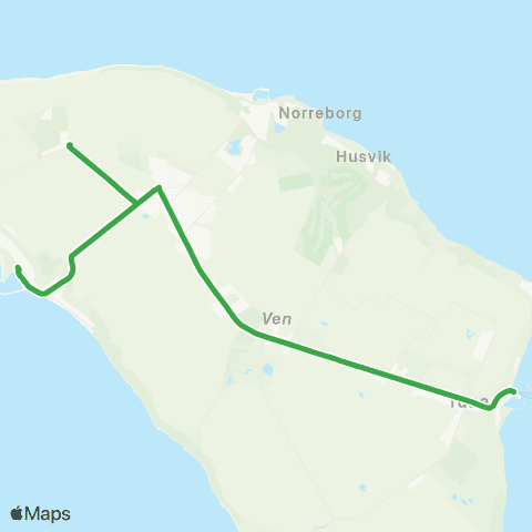 Skånetrafiken Kyrkbacken - Bäckviken map