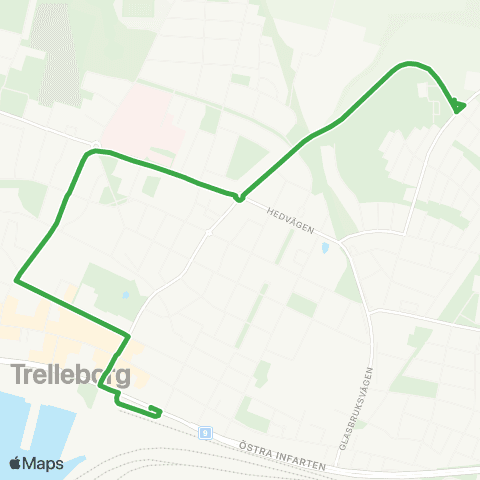 Skånetrafiken Kyrkoköpinge - Lasarettet - Centralen map
