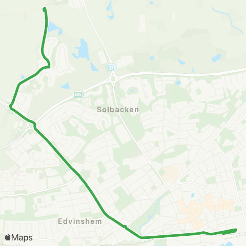 Skånetrafiken Källesjö - Stationen map