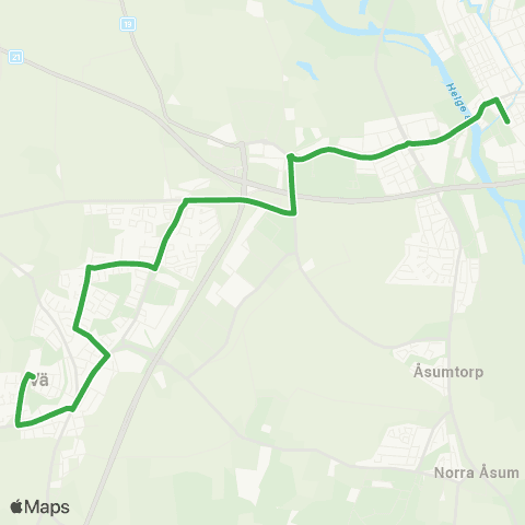 Skånetrafiken Gamlegården / Hammar / Vä-Arenan map