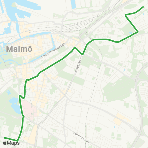 Skånetrafiken Segevång-Stadion map