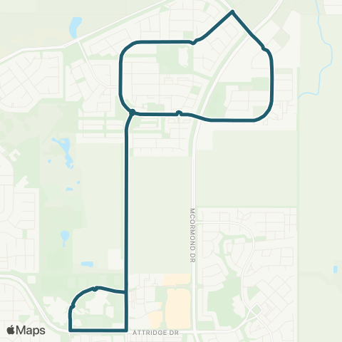 Saskatoon Transit Nelson Road / Evergreen map