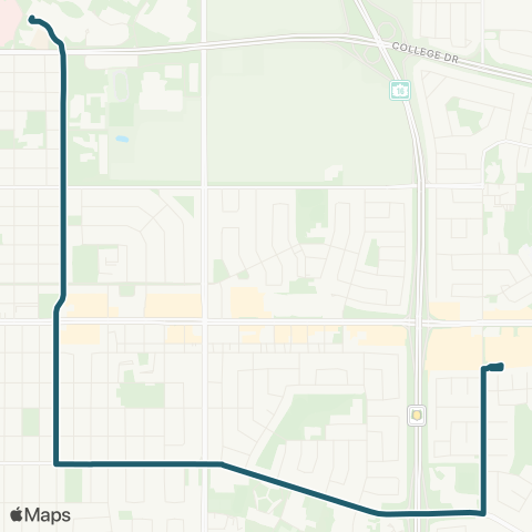 Saskatoon Transit Centre Mall / University map