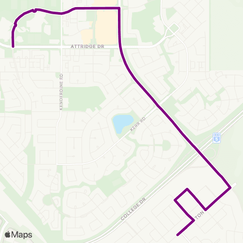 Saskatoon Transit Nelson Road / Brighton map