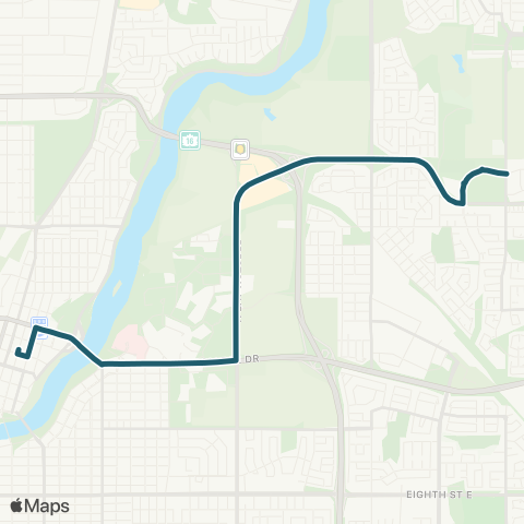Saskatoon Transit City Centre map