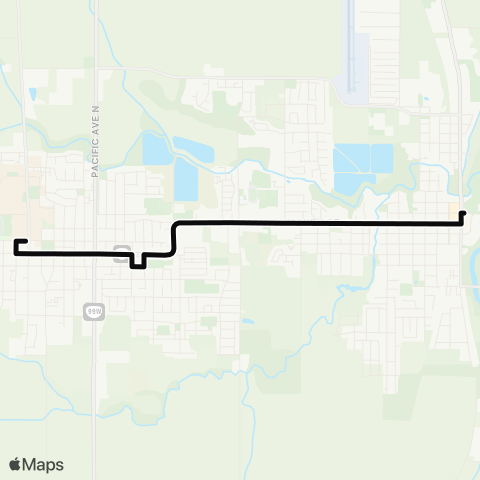 Cherriots Trolley map