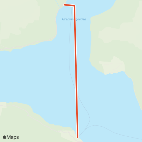 Skyss Utne - Kvanndal map