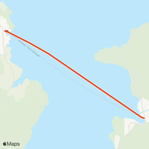 Skyss Jondal - Tørvikbygd map