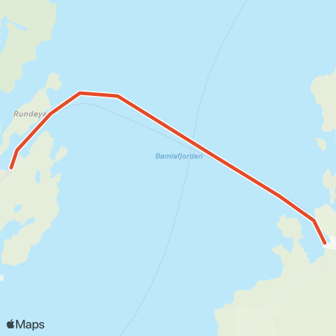 Skyss Langevåg - Buavåg map