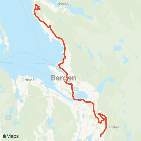 Skyss Lønborglien - Lægdene - Montana map