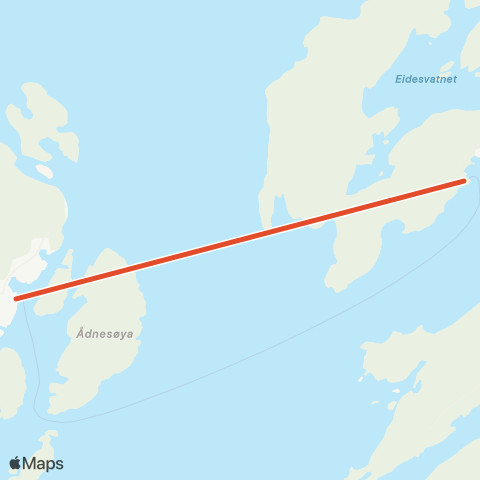 Skyss Espevær - Eidesvik map