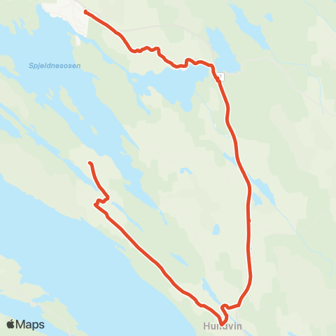 Skyss Kvalvågnes-Ones-Konglevoll-Søreidet-Vatne map