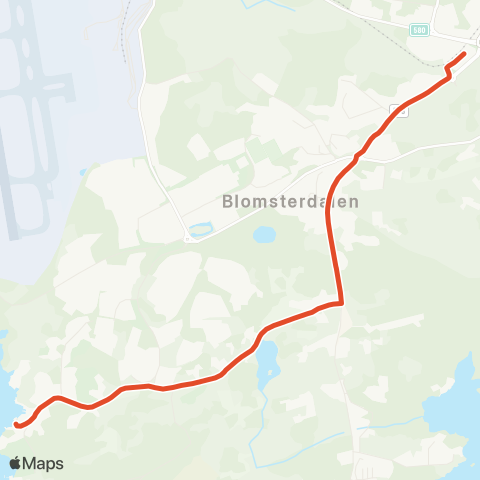 Skyss Espeland - Birkelandsskiftet map
