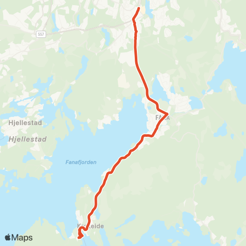 Skyss Krokeide - Lagunen terminal map