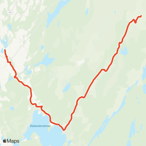 Skyss Bontveit - Kaland map