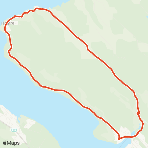 Skyss Lonevåg - Valestrand - Hamre - Valestrand map