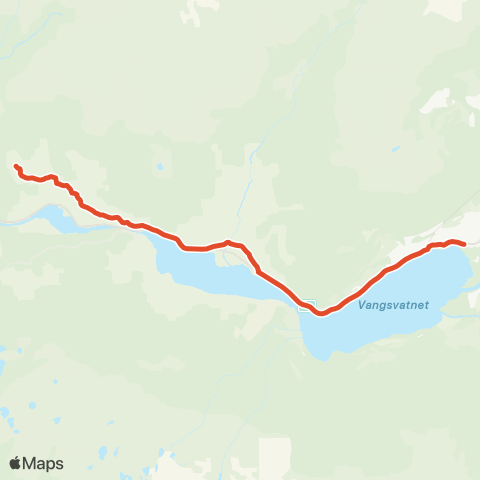 Skyss Voss - Vestbygdi map