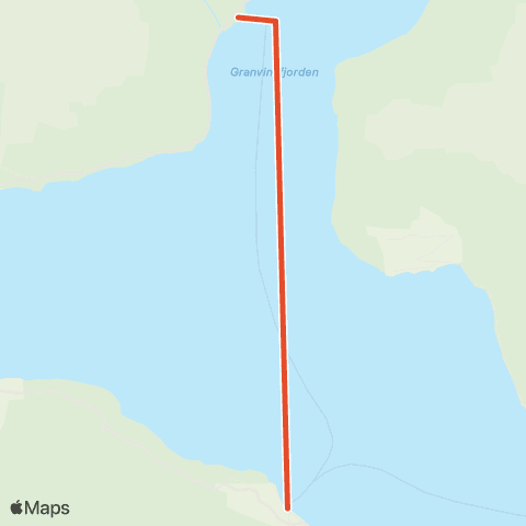 Skyss Utne - Kvanndal map