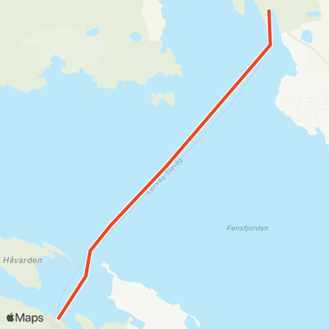 Skyss Leirvåg - Sløvåg map