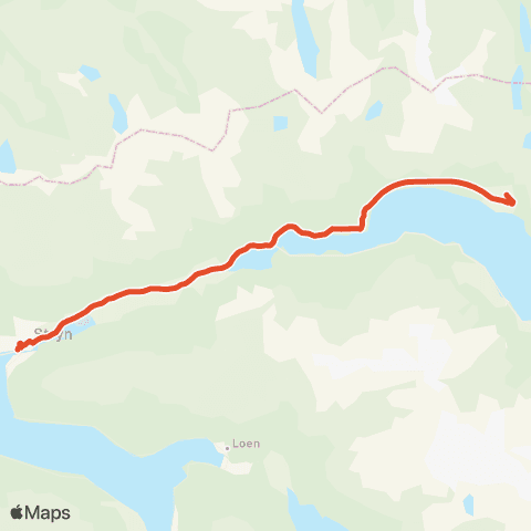 Skyss Stryn-Storesunde-Flo map