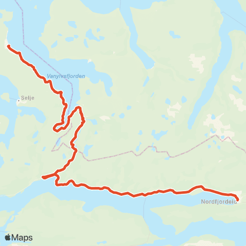 Skyss Nordfjordeid-Leikanger map
