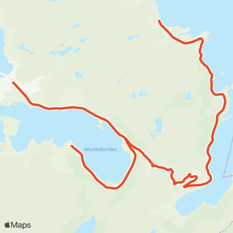 Skyss Flatraket-Barmsund-Salt-Selje map