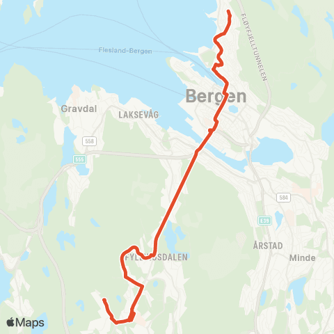 Skyss Barlieveien - Formanns vei map