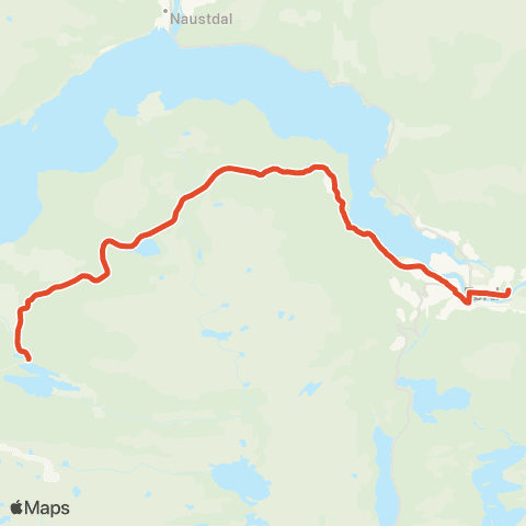 Skyss Førde-Karstad-Kråkenes map