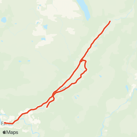 Skyss Førde-Grimeland-Botnen map