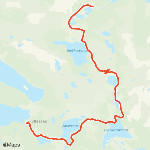 Skyss Skor-Hyllestad-Rysjedalsvika map